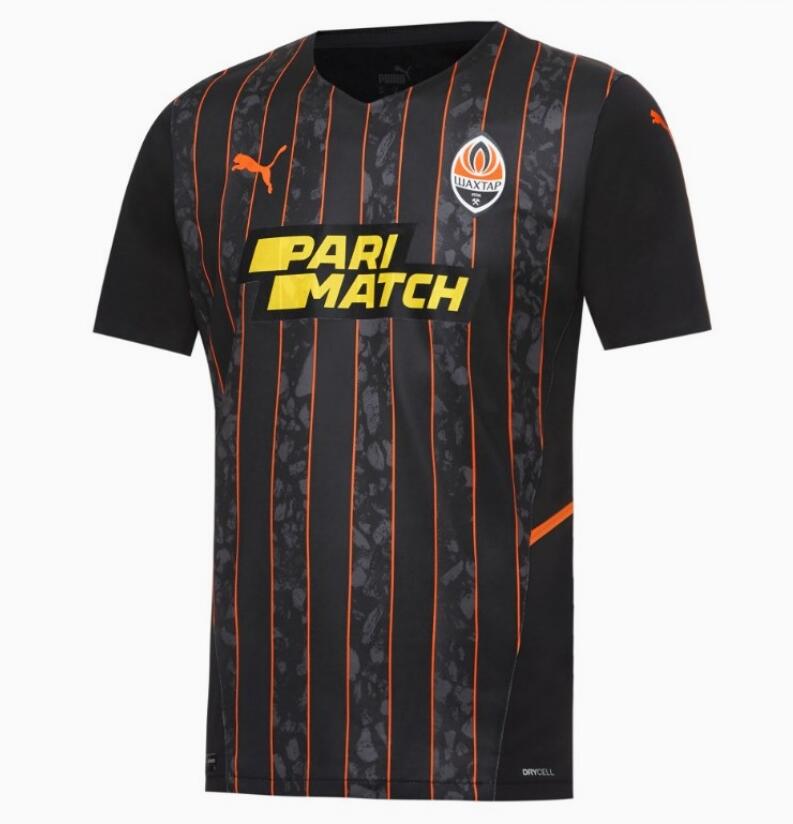 2021/22 Shakhtar Donetsk Black Away Kit Soccer Jersey